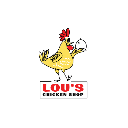 Fried Chicken Shop Logo Design by DaliaKK