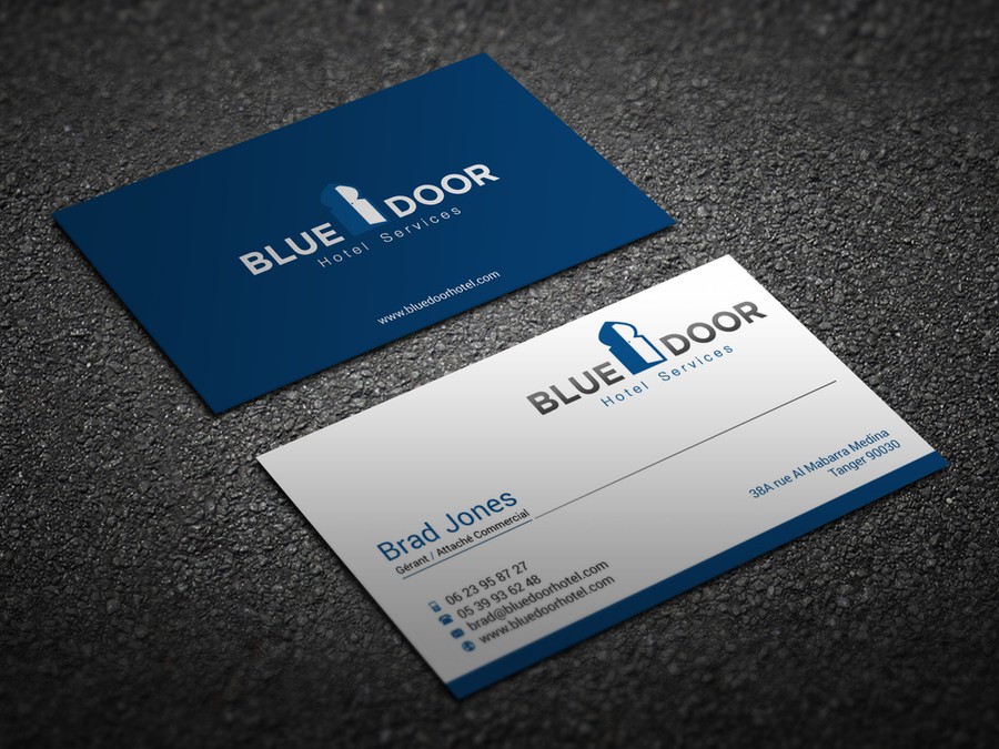 Design a good looking business card (with existing logo ...