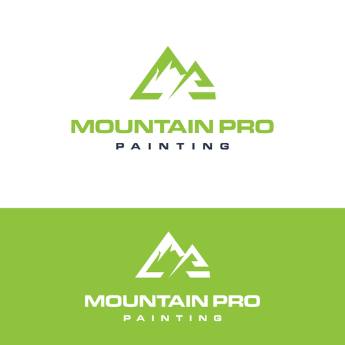 High-end, tech-focused Colorado painting company brand package Design by MD Design99