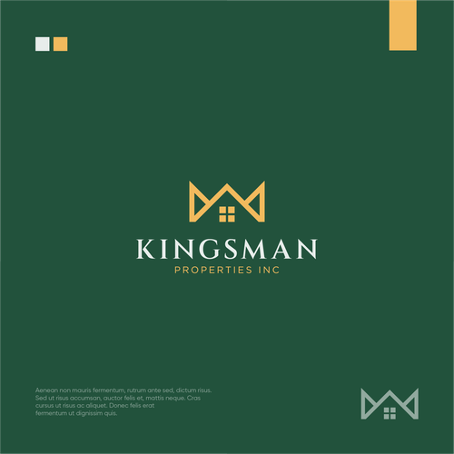 Kingsman Properties logo Design by vecrow