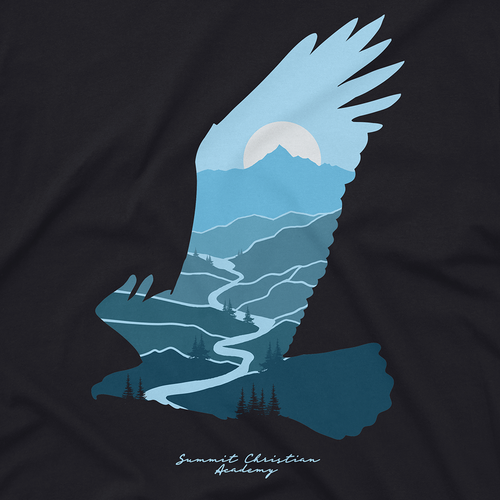 Creative Eagles T-shirt for School Design by iamyuan