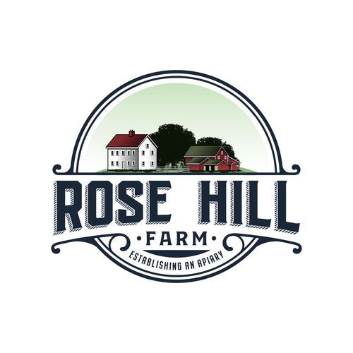 Historic New England Farm producing elegant honey ISO a legacy worthy logo Design by Rockbillity™