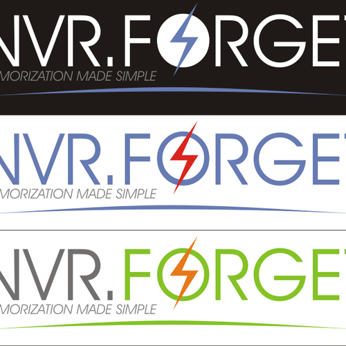 Create the next logo for Nvr Forget Design by sandal_digi