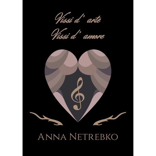 Illustrate a key visual to promote Anna Netrebko’s new album Ontwerp door Aldalaura