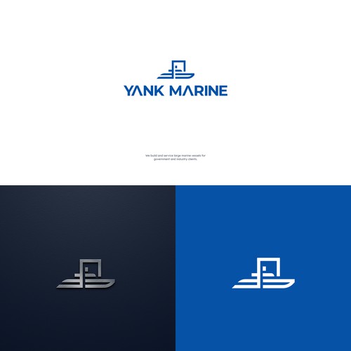 Design a powerful brand identity for an industrial shipyard. Design by egzote.