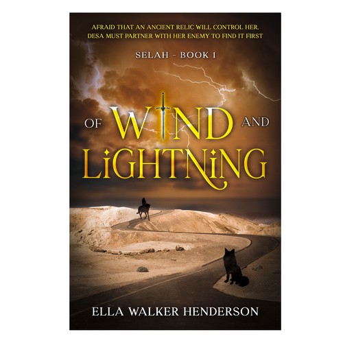 Fantasy book cover design Design by Anastasia Brenych