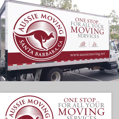 Design Classic Moving Truck artwork for a Santa Barbara Moving Co. Design by GrApHiC cReAtIoN™