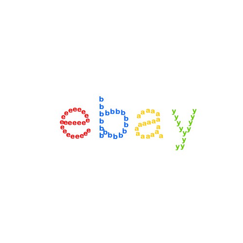 Design di 99designs community challenge: re-design eBay's lame new logo! di Choni ©