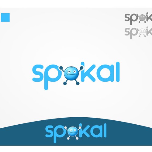 New Logo for Spokal - Hubspot for the little guy! Design by marius.banica