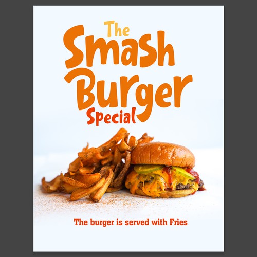 Smash Burger Marketing Materials Design by Designer Group