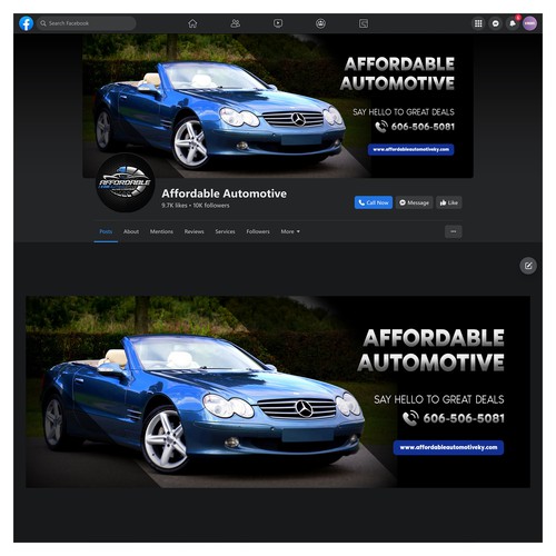 Facebook cover contest entry by Wisden