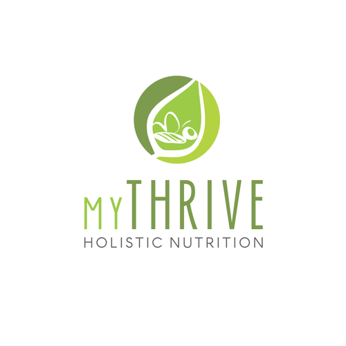 Logo design for myTHRIVE, holistic nutritionists Design by ArtiMaki