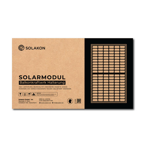 Create a nice Packaging Design for Solar Panels Design by Sayyed Jamshed