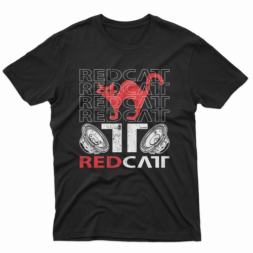 T-shirt design for audio brand Design by -Diamond Head-