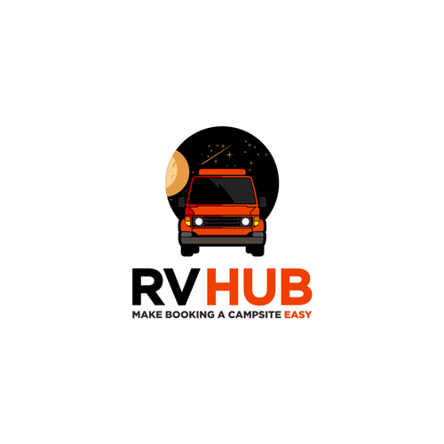 RV Hub, a campsite booking company Design by PIXSIA™