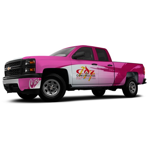 Breast Cancer Awarness Truck! Design by Konstantin Graphics