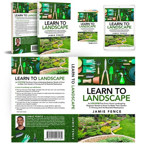 LOOKING FOR A UNIQUE AND BEAUTIFUL BOOK COVER DESIGN FOR A HOME LANDSCAPING BOOK Design by ryanurz