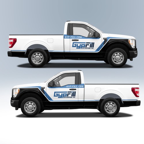 trucks wrap design Design by DuhaCreative