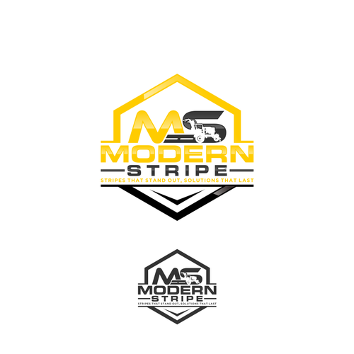 Create Modernized Logo for a Professional Parking Lot Line Striping Company Design by Log_In