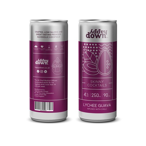 Premium Slim Can Packaging Design for a Global Award Winning Premixed Alcoholic Cocktail Brand Design by Inna_shin