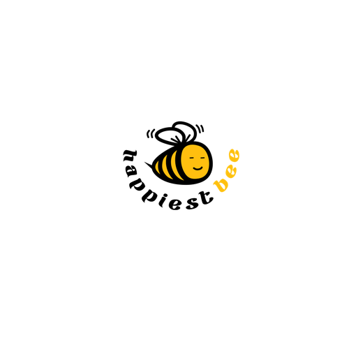 Design a cute, happy logo for Happiest Bee. Design réalisé par Wanpis