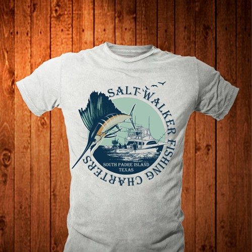 Texas fishing charter boat needs a great t-shirt design!