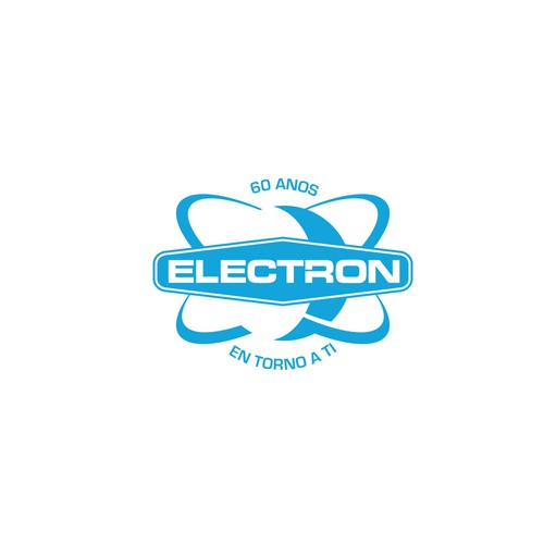 Newlogo designwith the electron drawn as a solid logo Diseño de Hamlet/simba14