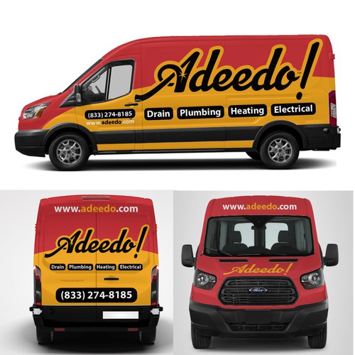 Van Wrap For Service Company Design by xen art