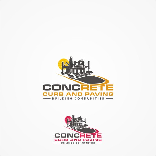 Concrete Curb and Paving- Modern Slipform Paving Subcontractor Design by Pajero_Yaya