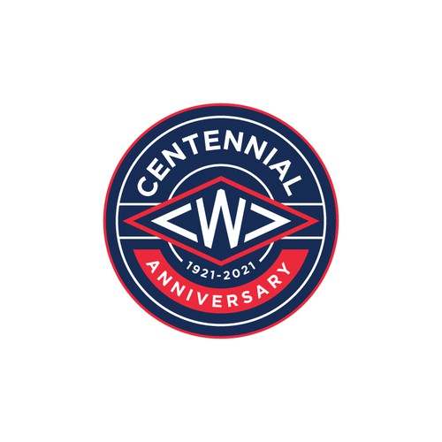 Centennial Anniversary Logo-ontwerp door struggle4ward