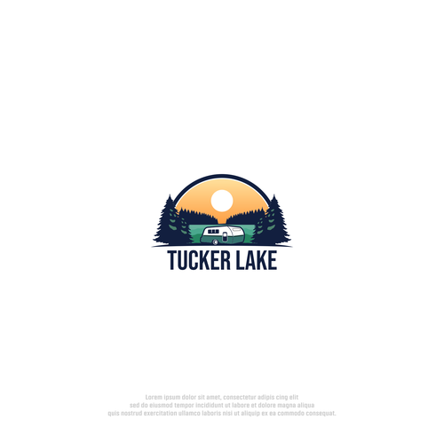 Design a playful logo for a lake waterpark and RV campground Design by ekhodgm