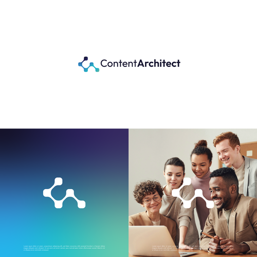 Design a standout logo and brand design for our Content company! Design by maskutut