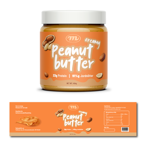 We need a Peanut Butter label that stand out. Design by t1.std