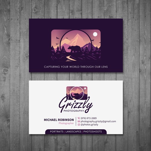 Unique business card design for Photography Business Ontwerp door Tcmenk