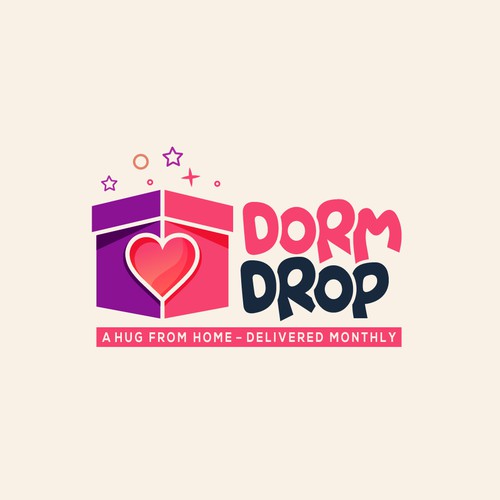 Design a Fresh, Feel-Good Logo for a College Subscription Box Design by ✦✦ArtRasu✦✦