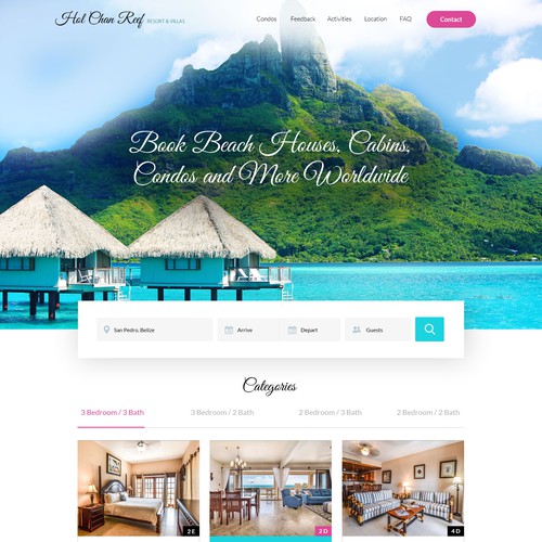 Bring our existing website to the next level! Luxury vacation resort in ...