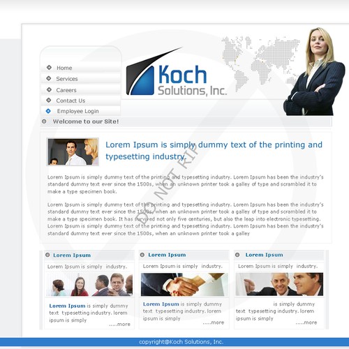 $500.00 Website template (Design only) Design by AxilSolutions