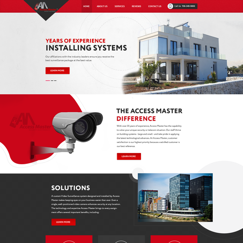 Landing Page - Access Master Design by win2010