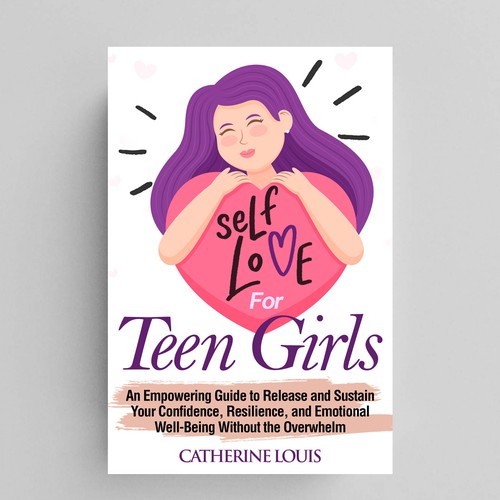 colorful cover to appeal to teen girls and their self-esteem Design by COMGUYZ