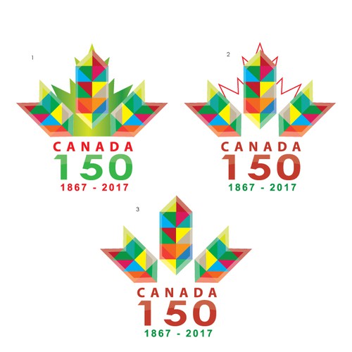 Community contest: Design Canada’s 150th birthday logo! Design by Maksow