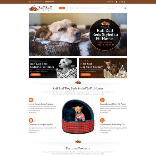 Homepage needed for Doggy Website Design by OMGuys™