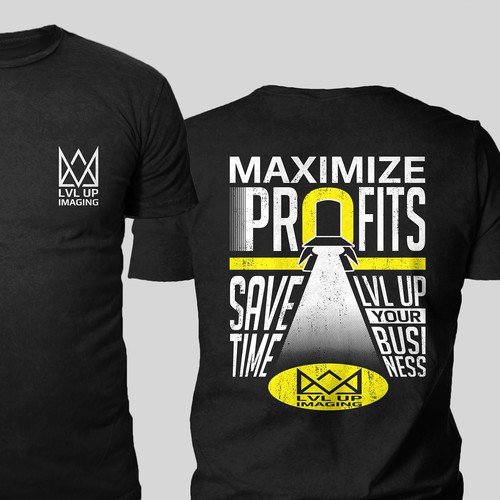 New Shirt Design for LVL Up Imaging Design por erwinubaldo87