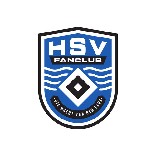 Gestalte ein Logo für den HSV Fanclub "Die Macht von der Elbe" Design by HandriSid