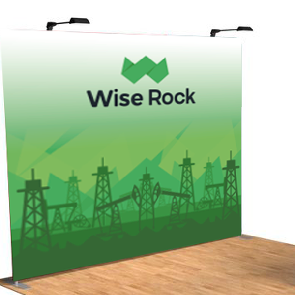 Trade booth design for oil software company