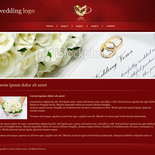 1-3 Page Website Template Design von webpagini