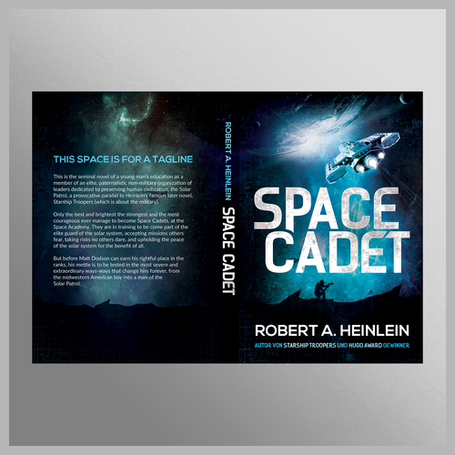 Space Cadet - need your skills and imagination. Create a book cover for ...