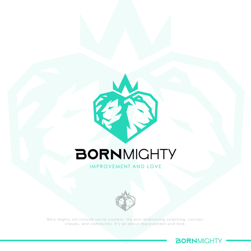 Bring “Born Mighty” Logo and Social To The Masses! Design by >>Jelena<<