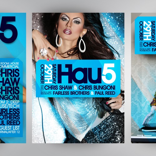 Design di ♫ Exciting House Music Flyer & Poster ♫ di NowThenPaul