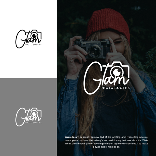 Logo for a photo booth business Design by AuNaf™