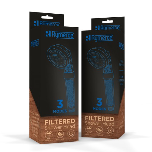 Shower Head Box Design Product packaging contest